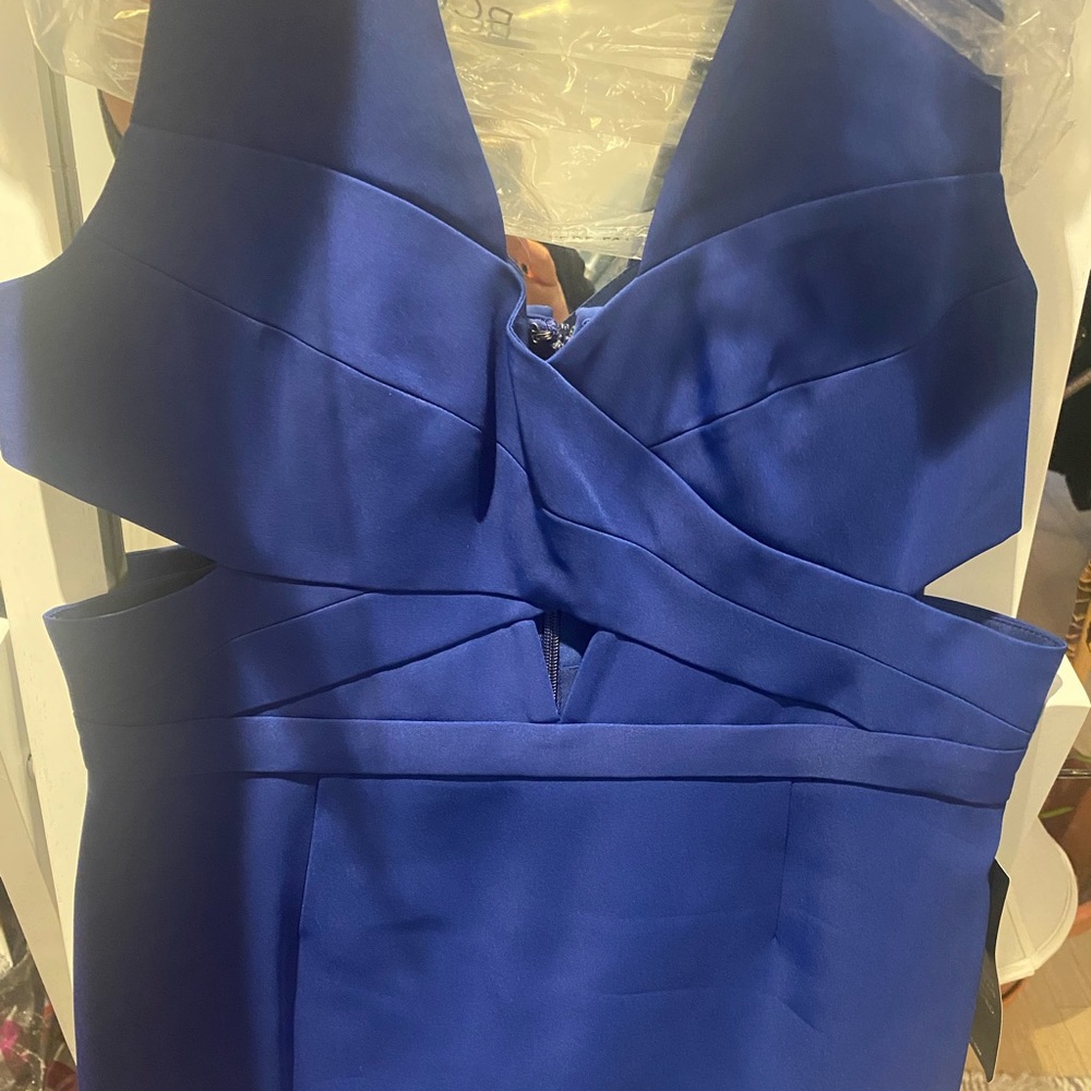BCBG MAX AZARIA BLUE DRESS NWT